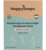 Happysoaps Zonder Fluoride Tandpasta Navulling Tabs - thumbnail