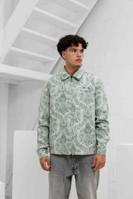 Pure Path Jacquard Flower Full-zip Jack Heren Lichtgroen - Maat XL - Kleur: Lichtgroen | Soccerfanshop Pure Path Jacquard Flower Full-zip Jack Heren Lichtgroen - Maat XL - Kleur: Lichtgroen | Soccerfanshop