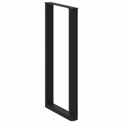 Bartafelpoten 2 st U-vormig 60x(110-111) cm staal zwart