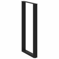 Bartafelpoten 2 st U-vormig 60x(110-111) cm staal zwart - thumbnail