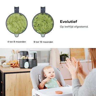 BABYMOOV Nutribaby One multifunctionele keukenmachine, kookplaat en blender zwart/grijs - thumbnail