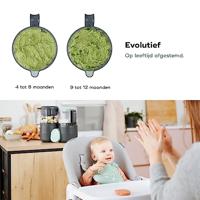 BABYMOOV Nutribaby One multifunctionele keukenmachine, kookplaat en blender zwart/grijs - thumbnail