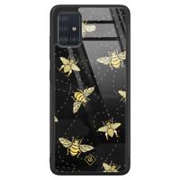 Samsung Galaxy A51 glazen hardcase - Bee yourself - thumbnail