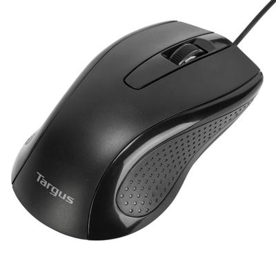 Targus AMU81AMGL Muis USB Optisch Zwart 3 Toetsen 1000 dpi