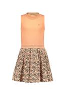 Like Flo zomer jurk meisjes - perzik - AOP - Moon - thumbnail
