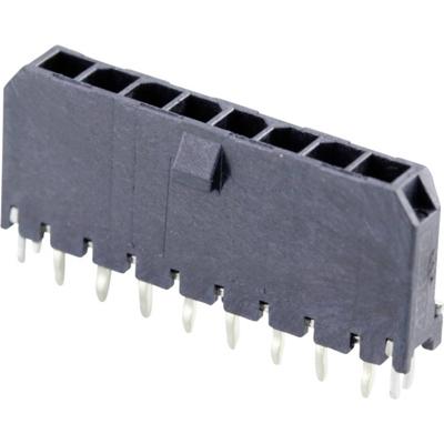 Molex 436500819 Male header, inbouw (standaard) Totaal aantal polen: 8 Rastermaat: 3 mm Inhoud: 1 stuk(s) Tray