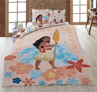 Disney Vaiana Dekbedovertrek polykatoen -140 x 200 cm