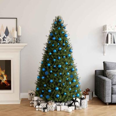 VidaXL 100-delige kerstballenset blauw