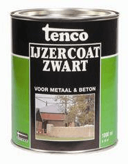 Ijzercoat zwart 1l verf/beits Tenco - Tenco Ijzercoat zwart 1l verf/beits Tenco - Tenco