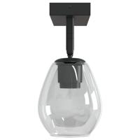 VidaXL Plafondspot zwart 33 x 13 x 26 cm glas en metaal - thumbnail