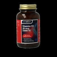 All Natural Vitamine D3 25mcg 90 Capsules - thumbnail