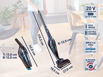 Leifheit 11928 2in1 rotaro powervac accu-stofzuiger zwart