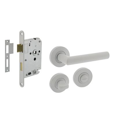 Intersteel Compleet deurklinksetBastian wit toilet - 0027.169399