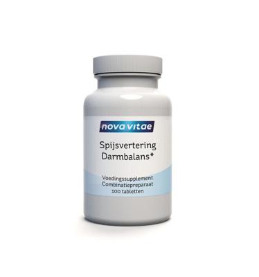 Nova Vitae Spijsvertering darmbalans 100 Tabletten Nova Vitae Spijsvertering darmbalans 100 Tabletten