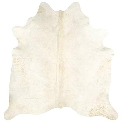 VidaXL Vloerkleed 150x170 cm echte runderhuid beige