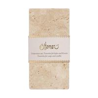 Travertijn Zeephouder of Kaarshouder, Naturel uit Duitsland - thumbnail