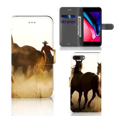Apple iPhone 7 Plus | 8 Plus | Telefoonhoesje | Met pasjeshouder | Design Cowboy Apple iPhone 7 Plus | 8 Plus | Telefoonhoesje | Met pasjeshouder | Design Cowboy