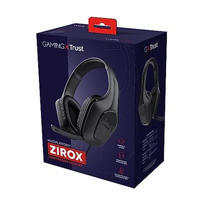 Trust GXT 415 Zirox Over-ear gamingheadset Headset Zwart
