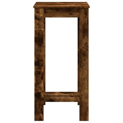 Bartafel 51x50x103,5 cm bewerkt hout gerookt eikenkleur Bartafel 51x50x103,5 cm bewerkt hout gerookt eikenkleur