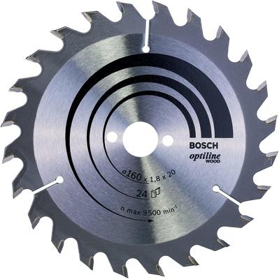 Bosch Professional Cirkelzaagblad PRO Wood | Ø 160 x 1,8 x 20mm 24T - 2608641171 Bosch Professional Cirkelzaagblad PRO Wood | Ø 160 x 1,8 x 20mm 24T - 2608641171