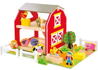 Boerderij met dieren en puzzelondergrond 49-delig Boerderij met dieren en puzzelondergrond 49-delig