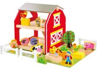 Boerderij met dieren en puzzelondergrond 49-delig - thumbnail