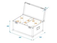 Roadinger ROADINGER Flightcase 2x LED THA-150F Theaterspot - thumbnail