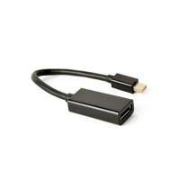 4K Mini DisplayPort adapterkabel, 15 cm, zwart - thumbnail