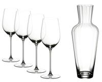 Riedel Wijnglazenset - Witte Wijnglazen - Veritas - Rieseling/Zinfandel + Mosel Decanter - thumbnail