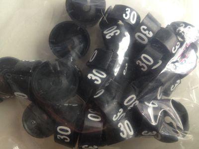 MB zwart/wit 30 voor op kledinghanger