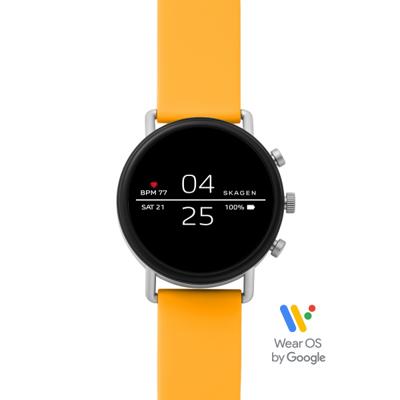 Horlogeband Skagen SKT5115 Silicoon Geel 20mm Horlogeband Skagen SKT5115 Silicoon Geel 20mm