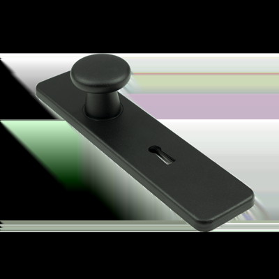 AMI Knop 160/40 Vast Kortschild 185/44 Klik Sl 56 Zwart 9005 Str - 739272 AMI Knop 160/40 Vast Kortschild 185/44 Klik Sl 56 Zwart 9005 Str - 739272