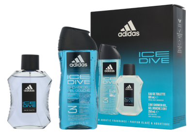 Adidas Ice Dive Giftset Eau de Toilette 350 ml Heren