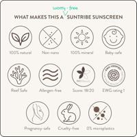 Suntribe Zonnebrandstick - zinc - sport - spf 30 - original white - thumbnail