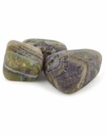 Charoiet B-kwaliteit trommelstenen licht paars wit/geel 50 gr - thumbnail