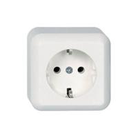 ELSO AP-stekkerdoos 385004 16A CONTURA zuiver wit Wit 1 stuk(s) - thumbnail