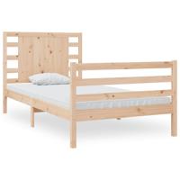 Bedframe zonder matras massief grenenhout 90x200 cm - thumbnail