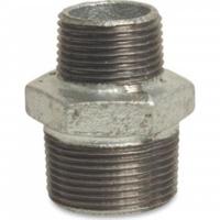 Zeskant Verloopnippel - Fig.245 - Staal verzinkt - buiten/buiten - 1.1/2" x 1" - thumbnail