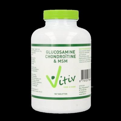 Vitiv Glucosamine chondroitine MSM 180 Tabletten Vitiv Glucosamine chondroitine MSM 180 Tabletten