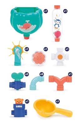 Groot watercircuit - LUDI blauw Groot watercircuit - LUDI blauw
