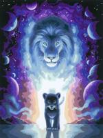Ravensburger Creart schilderen op nummer - lion jojoesart - thumbnail