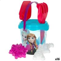 Strandspeelgoedset Frozen Elsa & Anna Ø 18 cm (16 Stuks) - thumbnail