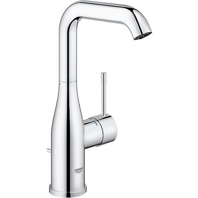 Grohe Essence New L-size wastafelkraan met trekwaste chroom