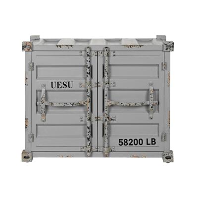 Flessenrek Home ESPRIT Grijs Hemelsblauw 77 x 41 x 64 cm Flessenrek Home ESPRIT Grijs Hemelsblauw 77 x 41 x 64 cm