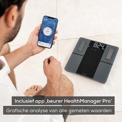 Beurer BF 500 Analyse-personenweegschaal Digitaal Weegbereik (max.): 180 kg Zwart Met Bluetooth