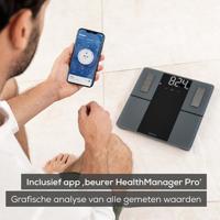 Beurer BF 500 Analyse-personenweegschaal Digitaal Weegbereik (max.): 180 kg Zwart Met Bluetooth - thumbnail