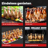 GrillX BBQ Kippenvleugelhouder - thumbnail