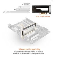 Icy Dock MB840M2P-B interfacekaart/-adapter Intern M.2 - thumbnail