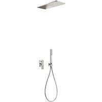 Regendoucheset Inbouw Tres Loft Colors Mengkraan met Wanddouche en Handdoucheset RVS - thumbnail