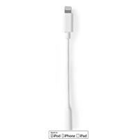 Nedis Lightning-Adapter | Apple Lightning 8-Pins naar 3,5 mm Female | 0.10 m | 1 stuks - CCGB39950WT01 CCGB39950WT01 - thumbnail